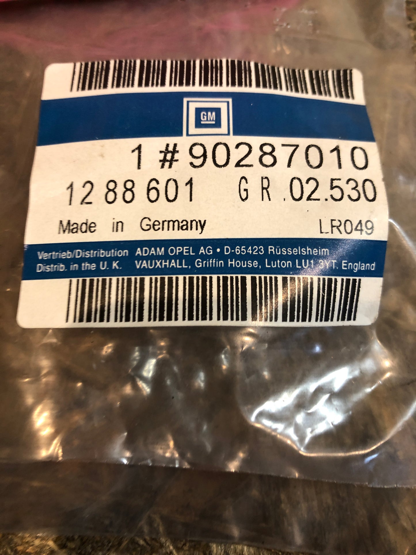 Original GM Opel Calibra Vectra A Astra Stöpsel Schloss Vordertüre Neu