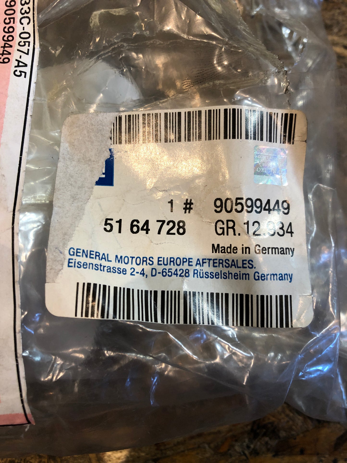 Original GM Opel Vectra Blende Seitenschweller Hinten Links Neu