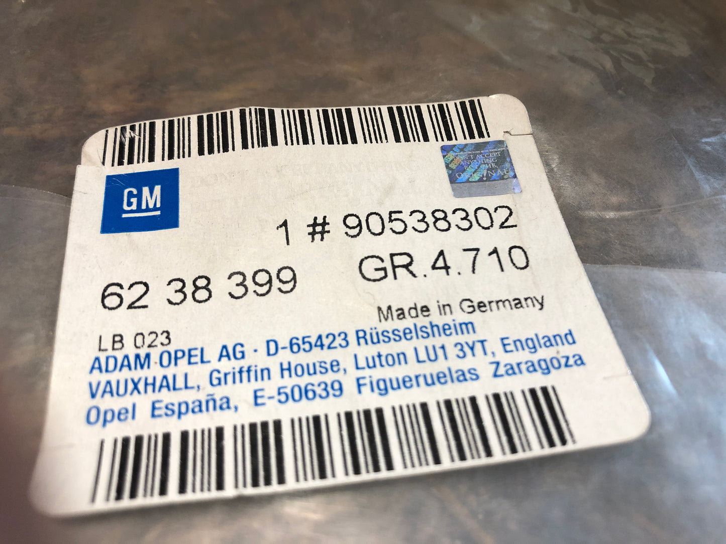 Original Opel Calibra A Warnkontakt Bremsbelagverschleiß Neu