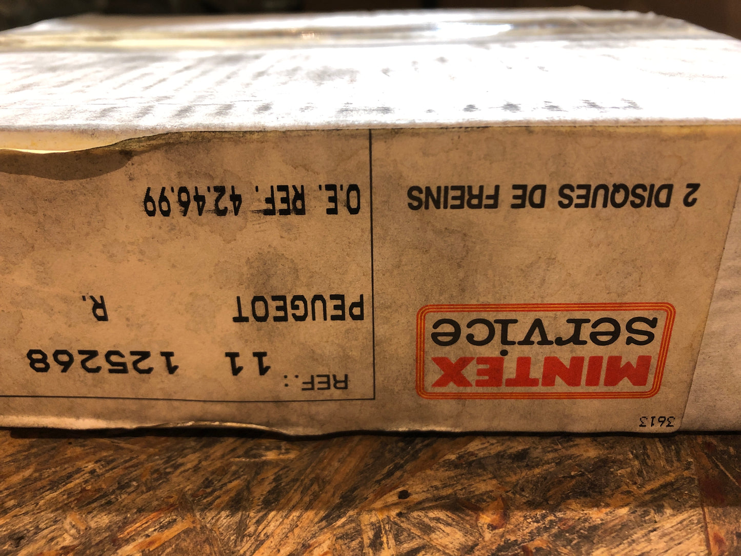 Original Mintex Bremsscheiben Peugeot 205 309 Neu