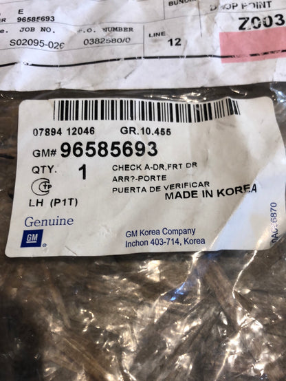 Original GM Chevrolet Aveo T250 Türfangband vorne links Neu