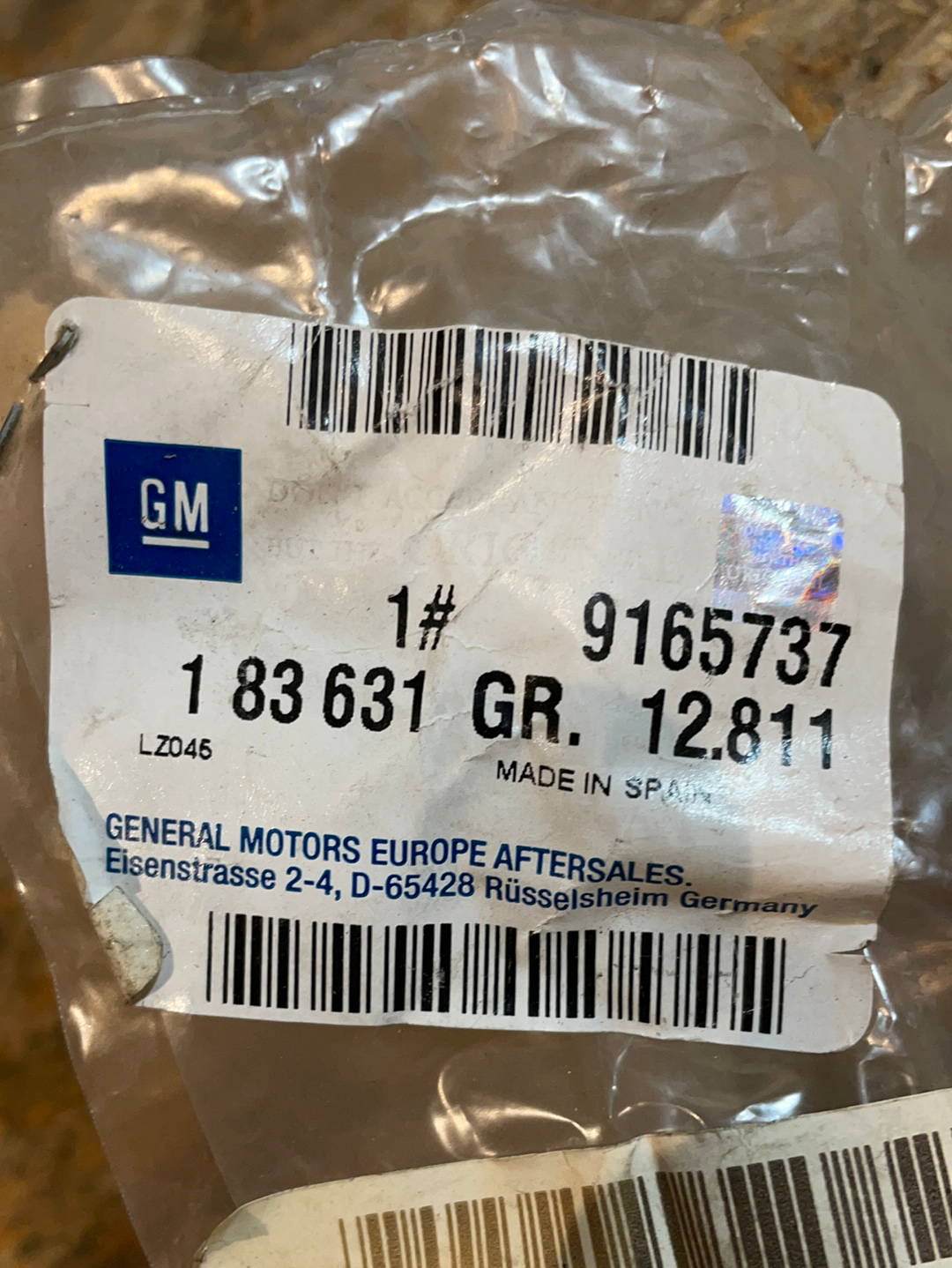 Original GM Opel Corsa B Tigra A Schlauch Ober-Abfluss Wasser Neu