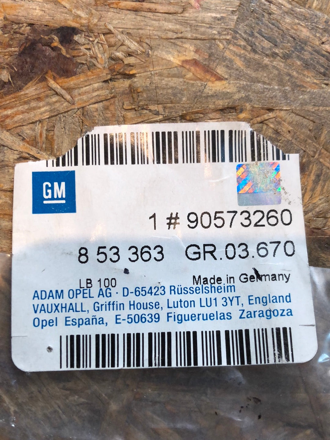 Original GM Opel Astra G Zafira A Schlauchbogen an Kraftstoffverdampfung Neu