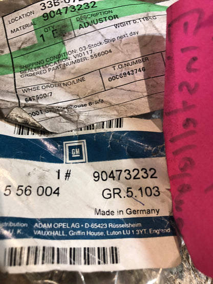 Original Opel Astra G Einstellelement Trommelbremse Neu