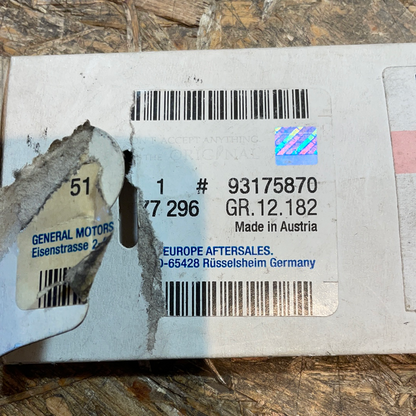 Original GM Opel Astra G Corsa C Zafira A Meriva A Schriftzug „Twinport“ hinten Neu