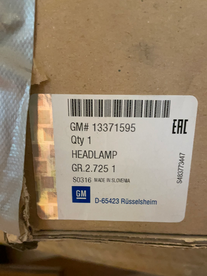 Original GM Opel Astra J Hauptscheinwerfer vorne links Halogen Neu