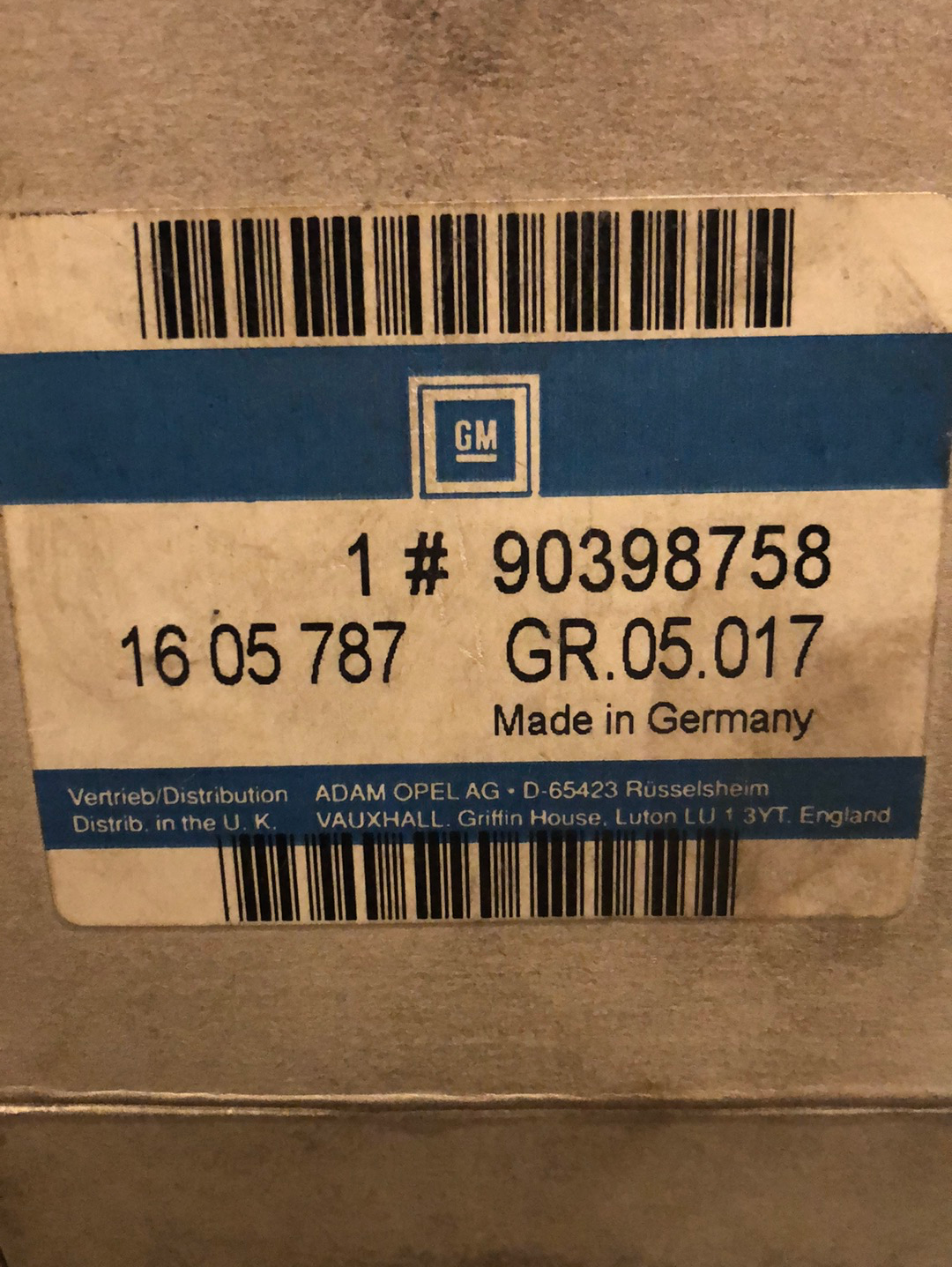 Original GM Opel Corsa D Kadett Astra F Bremsbeläge Neu