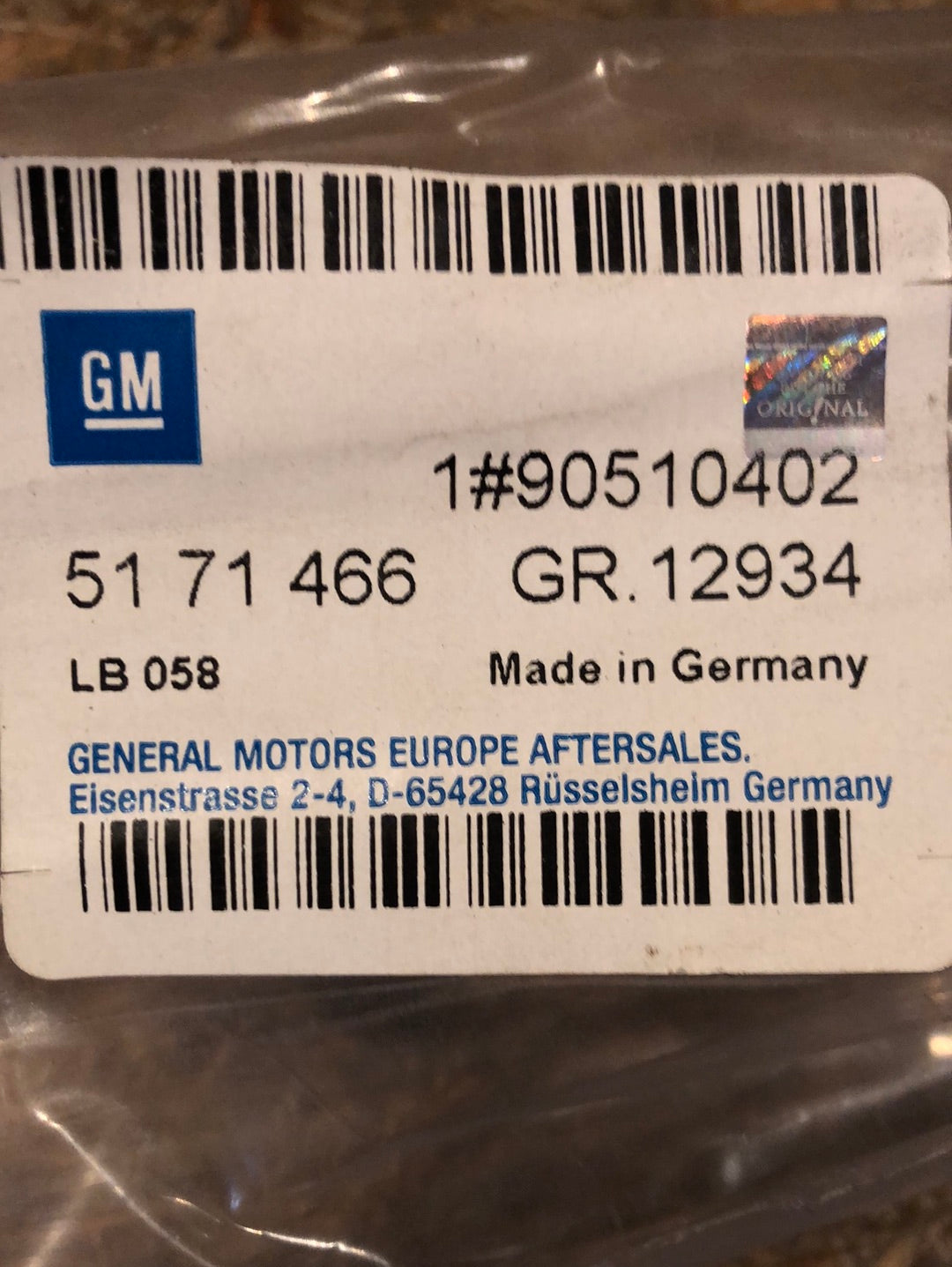 Original GM Opel Astra F 3-Türer Zierleiste Neu
