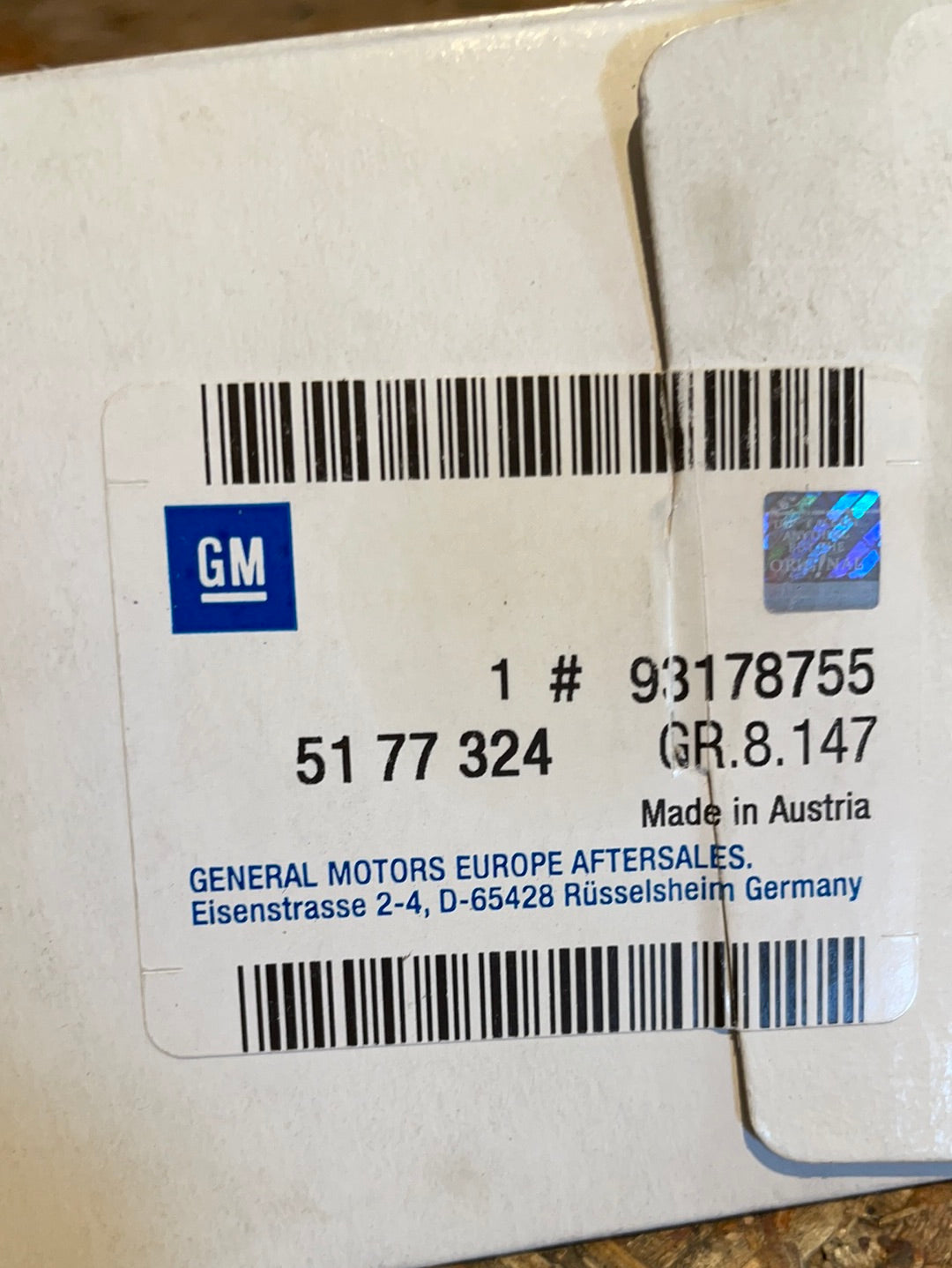 Original GM Opel Corsa C Schriftzug „ Corsa CDTI“ hinten Neu