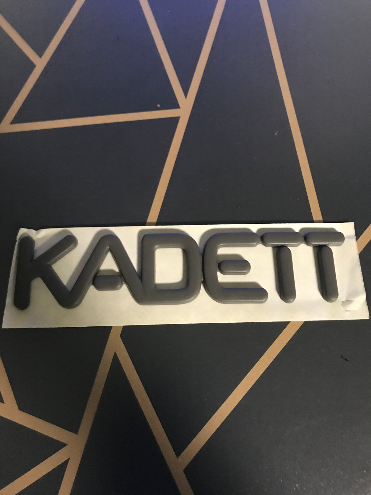 Original Kadett Schriftzug grau NEU