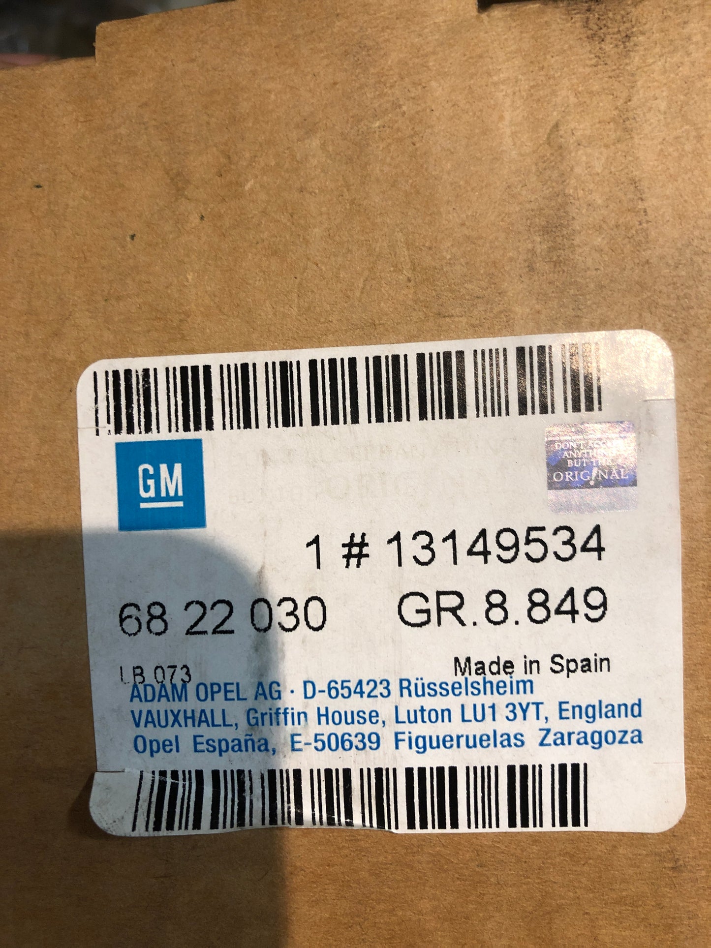 Original GM Opel Meriva A Heizungsbedienteil Neu