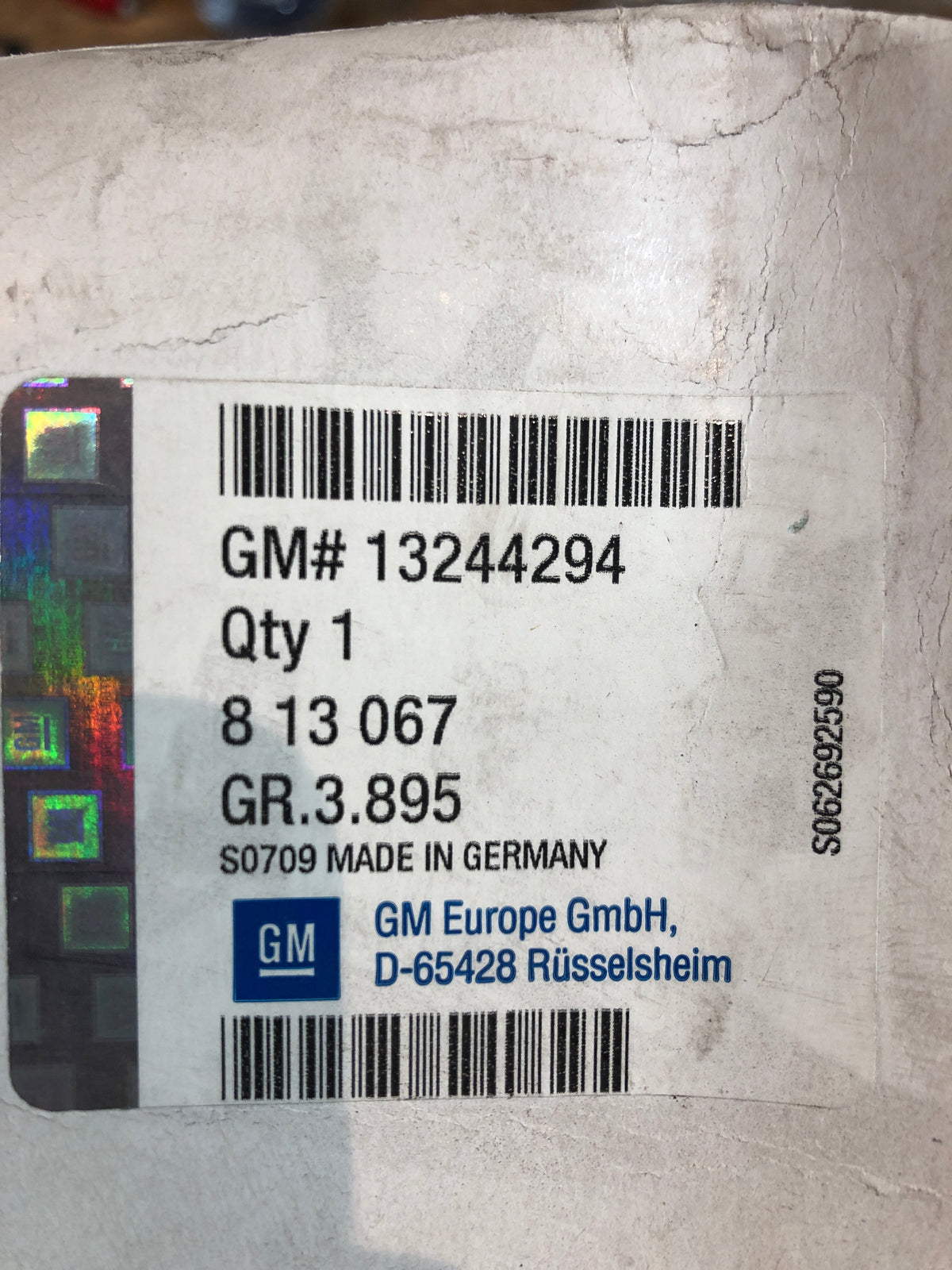Original GM Opel Astra J Insignia A Meriva B Kraftstoffiltergehäuse Neu