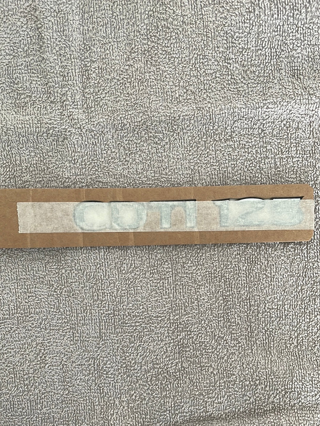 Emblem CDTI 125 Movano B Original GM Opel Neu