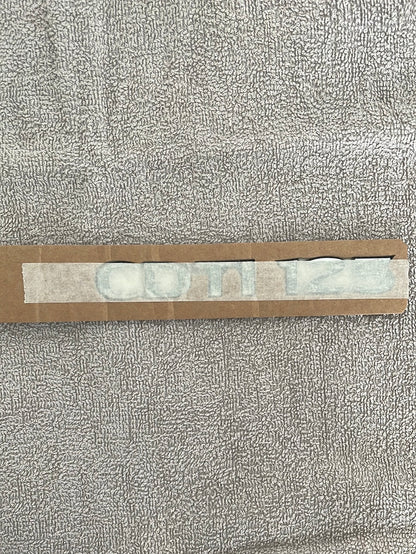 Emblem CDTI 125 Movano B Original GM Opel Neu