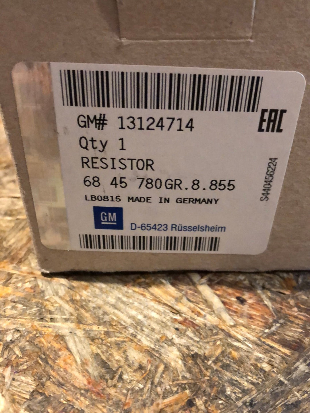 Original GM Opel Meriva A Widerstand an Gehäuse Neu