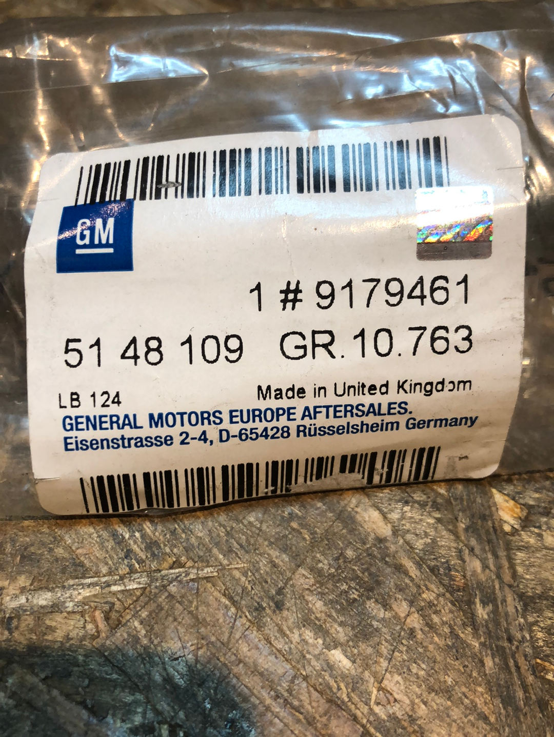 Original GM Opel Vectra C Führungsschiene Fenster hinten links Neu