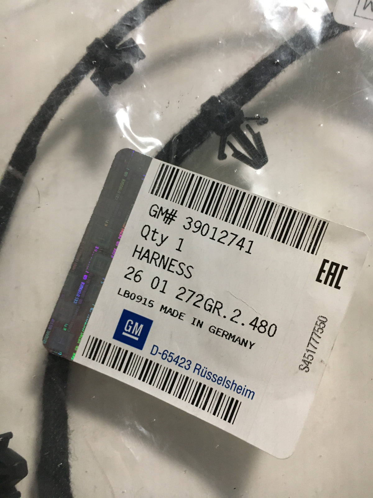 Original Corsa e Türkabelbaum hinten links NEU
