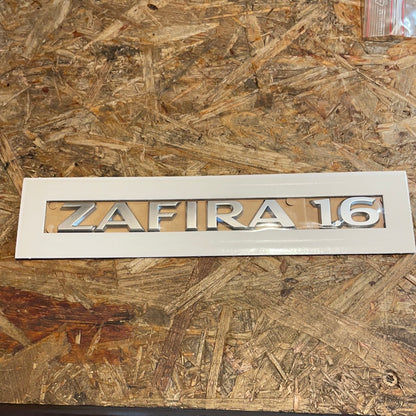 Original GM Opel Zafira B Schriftzug „Zafira 1,6“ hinten Neu