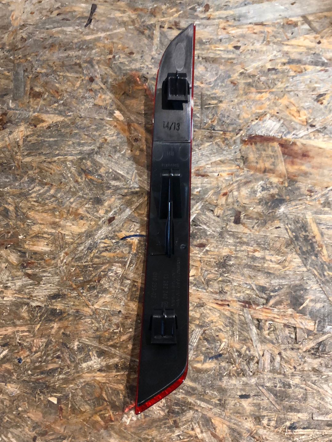 Original GM Opel Astra J Reflektor Stoßstange Hinten Rechts Neu