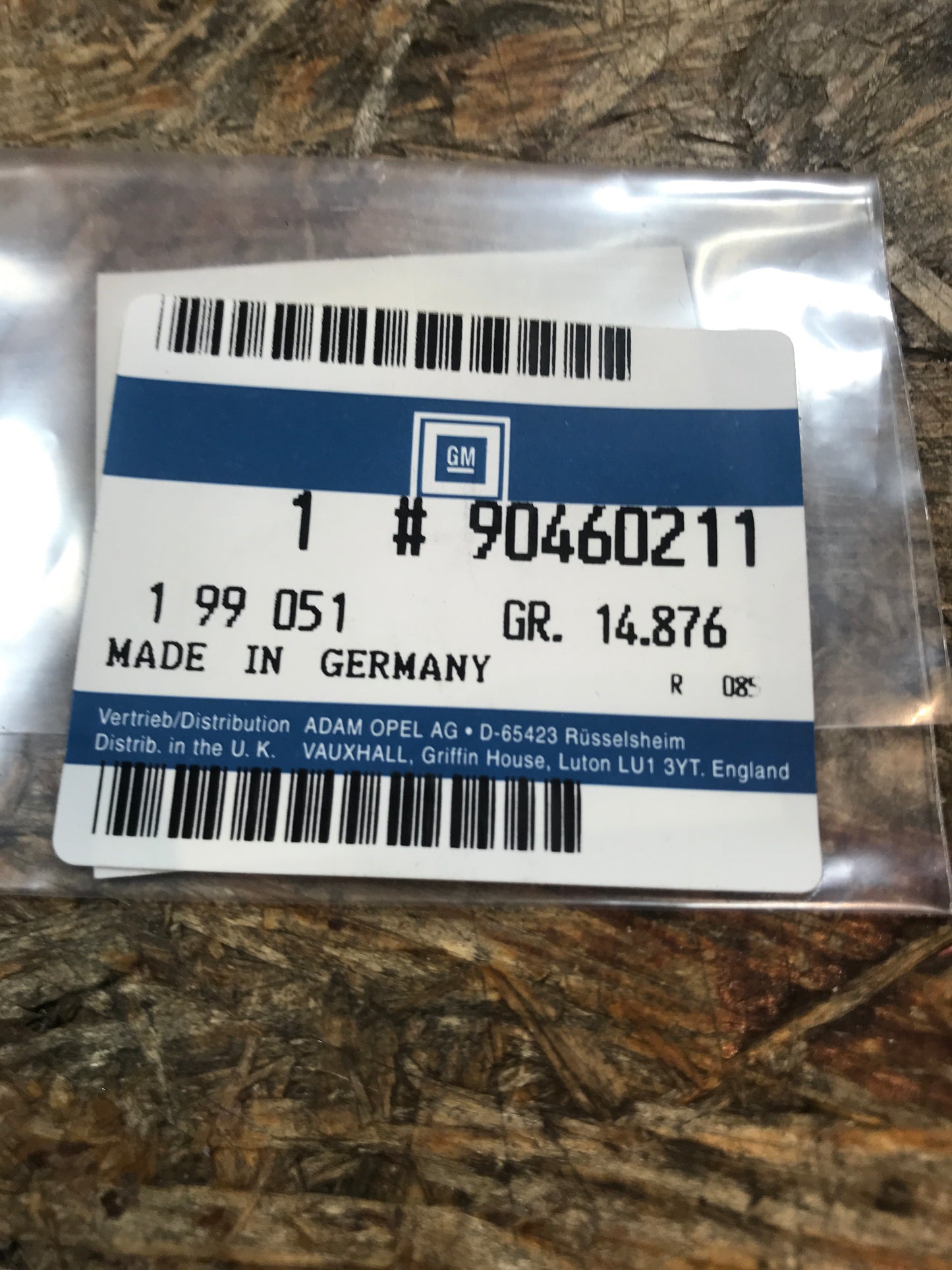 Original Opel Airbag Warnaufkleber NEU