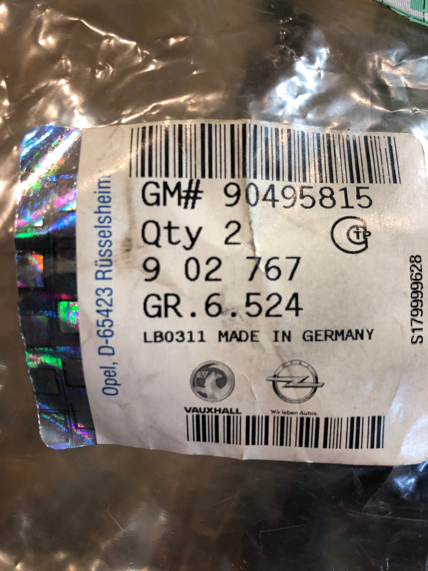 Original GM Opel Lagerring Lenkgetriebe Neu