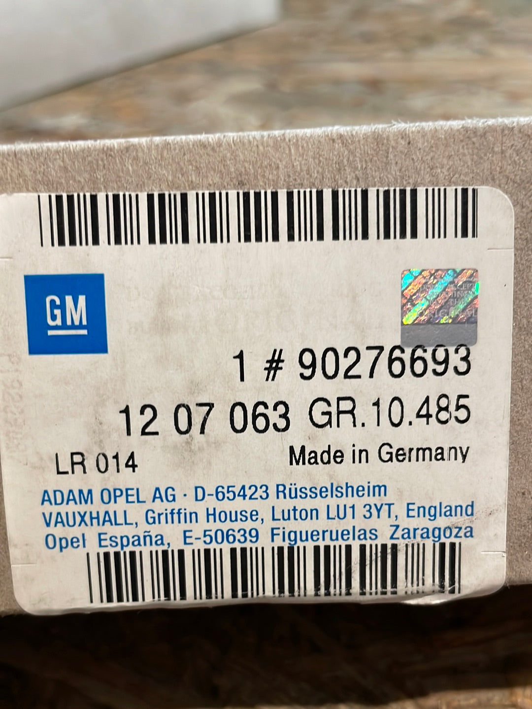 Original GM Opel Senator B Motor Zentralverriegelung vorne rechts Neu