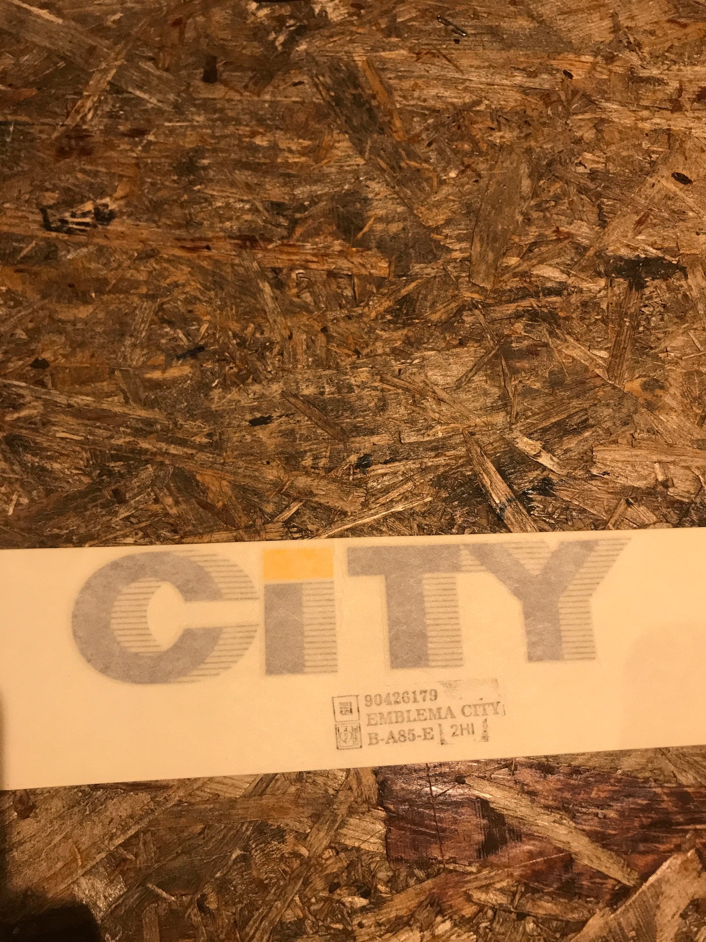 Original Corsa A City Aufkleber Silber/Schwarz NEU
