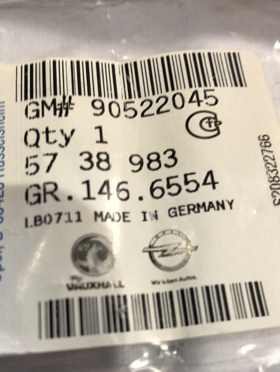 Original GM Opel Vectra Astra Corsa Kadett E Emblem Schalthebel F13 Getriebe Neu