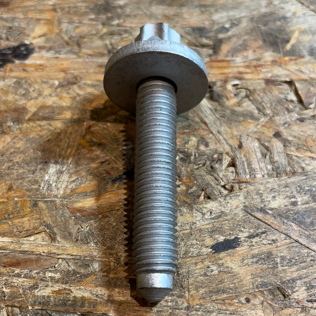 Original Oldtimer/ Youngtimer Torxschraube M10x55 mit Unterlegscheibe Halter an Stütze Neu