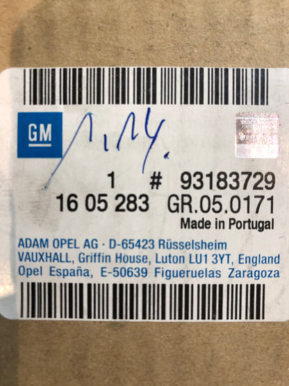 Original Opel Astra Signum Vectra Bremsbelegsatz Neu