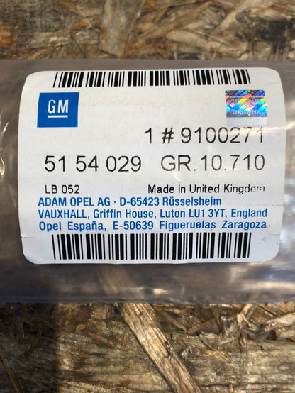 Original GM Opel Astra G Zafira A Fensterschachtdichtung vorne links Neu