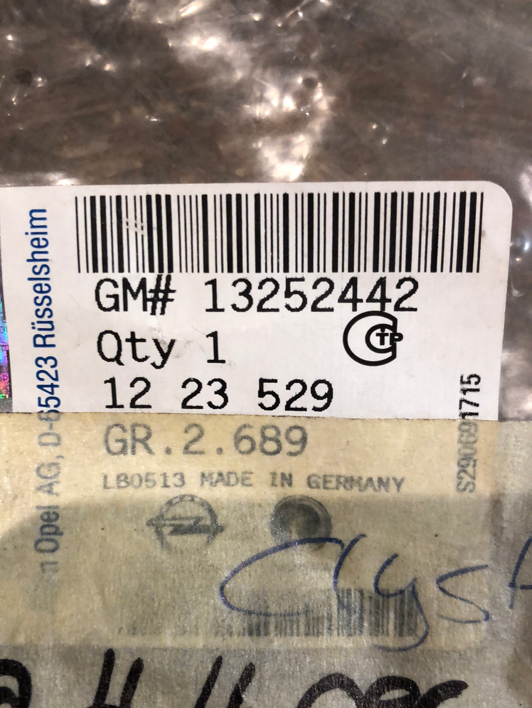 Original GM Opel Astra H OPC Reflektor Rechts Neu