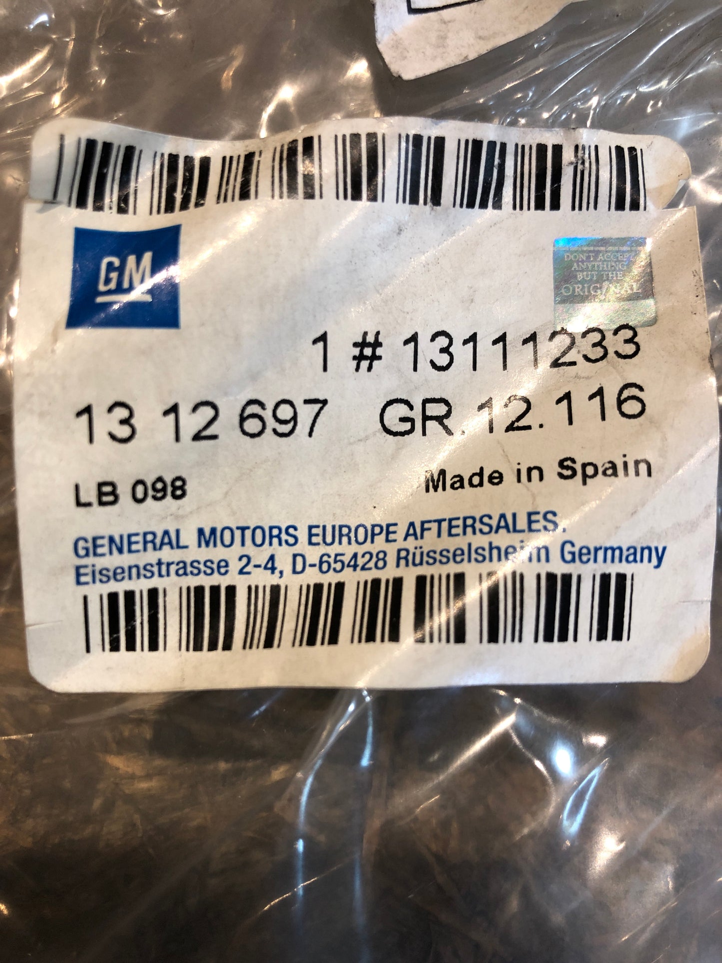 Original GM Opel Omega B Verkleidung Stoßstange vorne links Neu