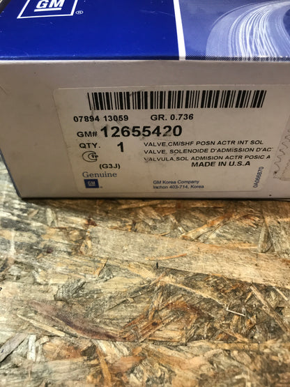 Original Opel Insignia Steuerventil Nockenwellenvorstellung NEU