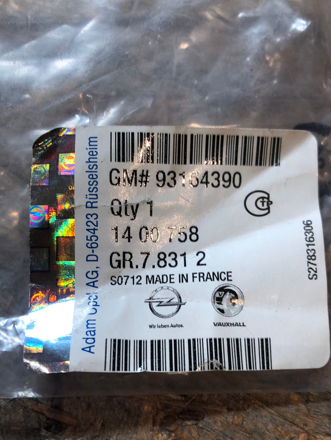 Original GM Opel Tigra B Zierleiste Verlängerung an Stoßfänger vorne rechts Neu