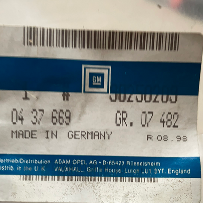 Original GM Opel Omega A Druckleitung 850mm lang Wagenstandhöhenregulierung Neu