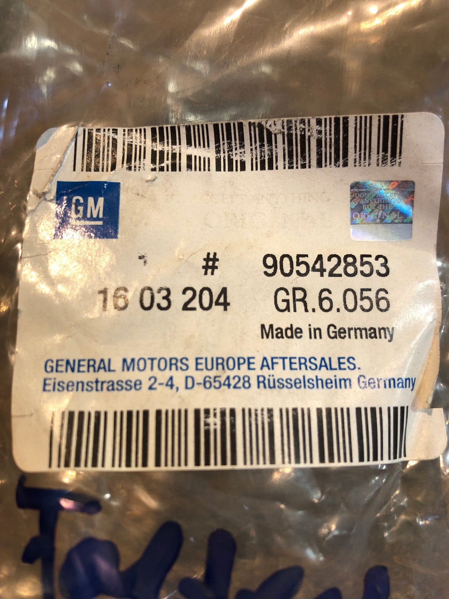 Original GM Opel Astra F Faltenbalg Neu