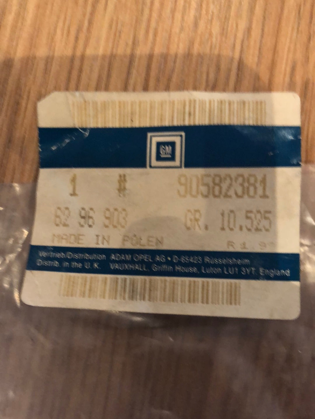 Original GM Opel Astra G Kabelsatz Vordertüre Fahrerseite Neu