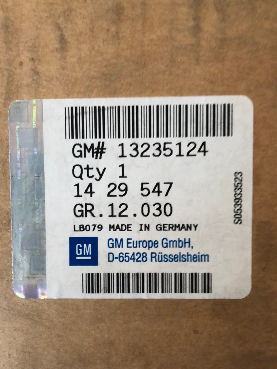 Original GM Opel Astra H Aschenbecher Neu