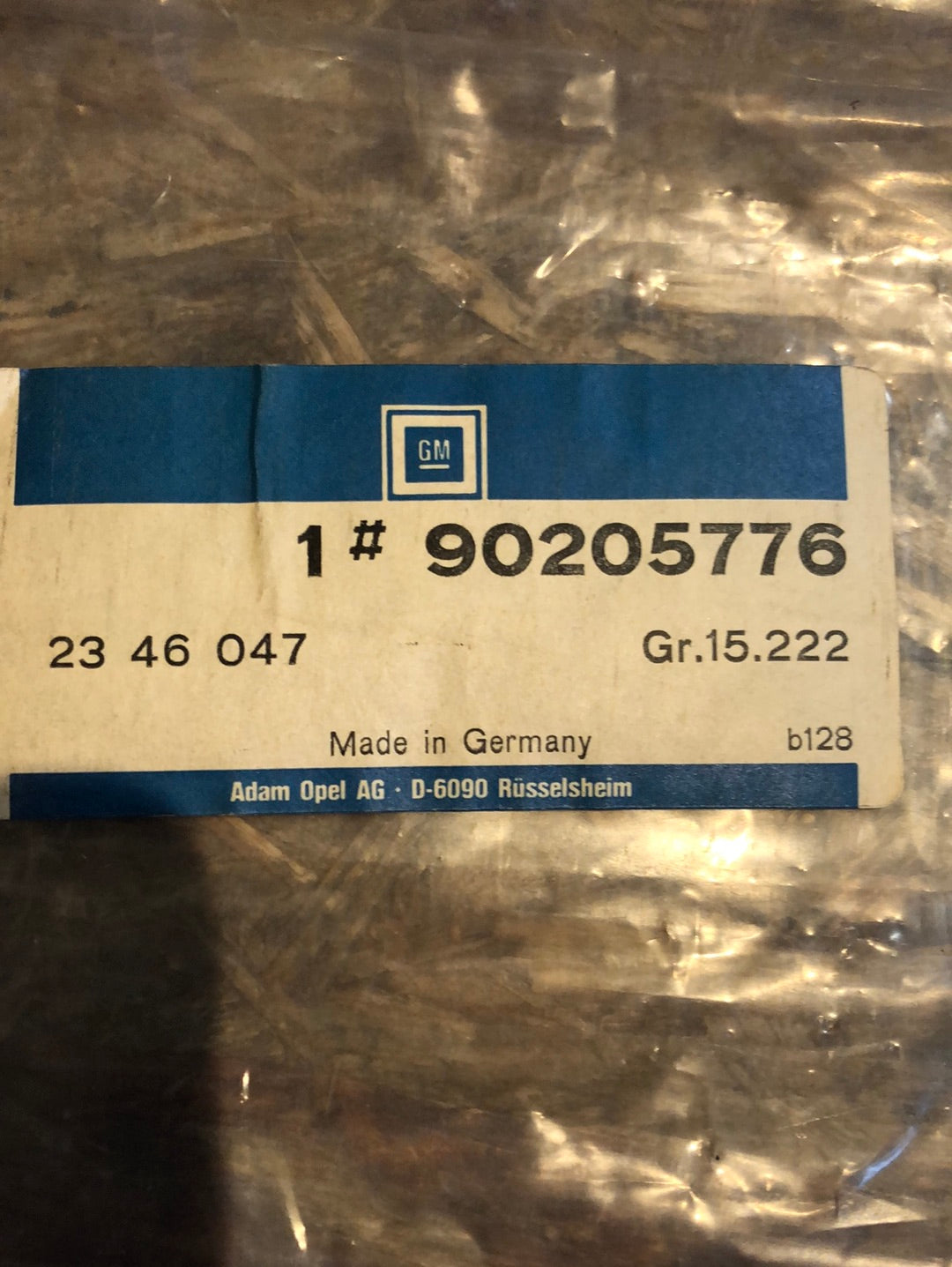 Original GM Opel Kadett E Abdeckung Rückwand Neu