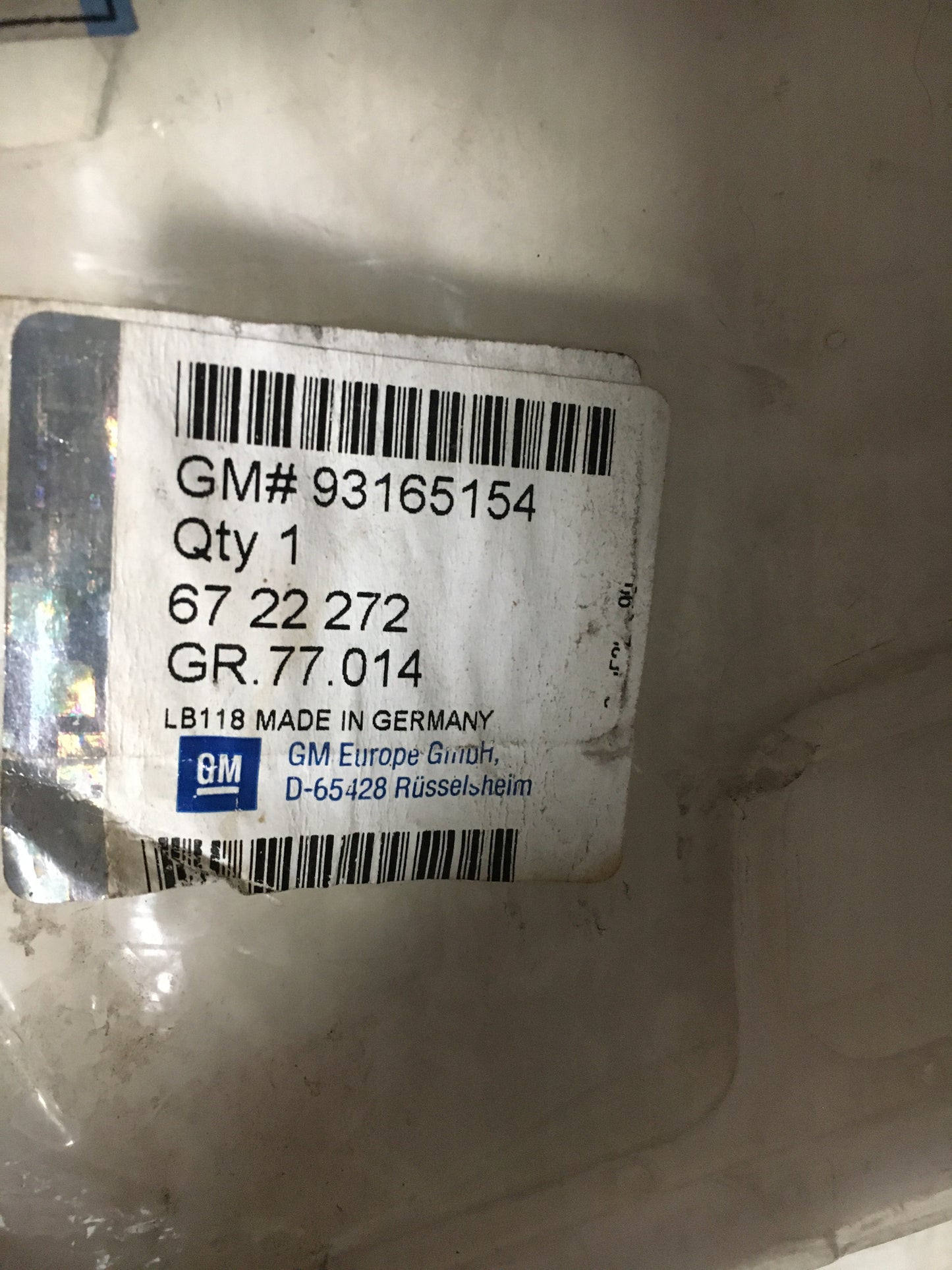Original Astra Caravan Laderaummatte NEU