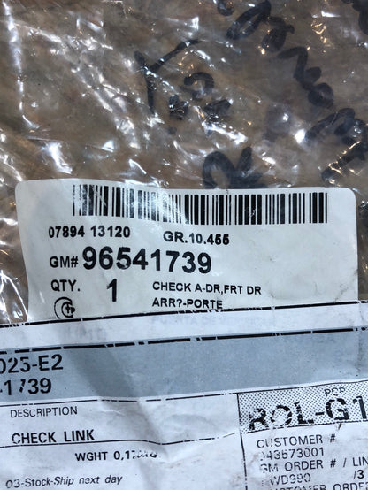 Original GM Chevrolet Aveo Türstopper vorne rechts Neu