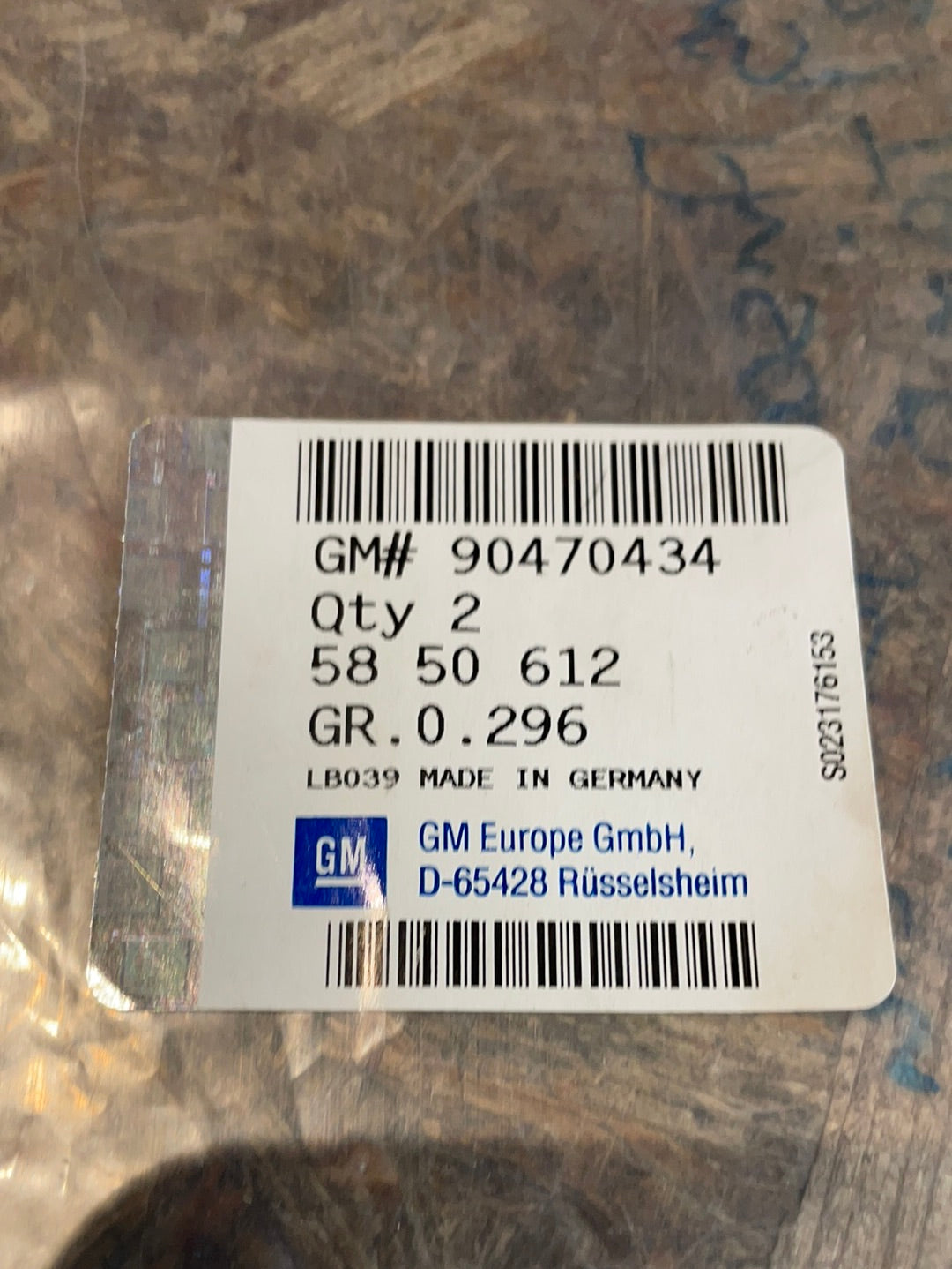 Original GM Opel Corsa B Tigra A Dichtung Ansaugstutzen Neu