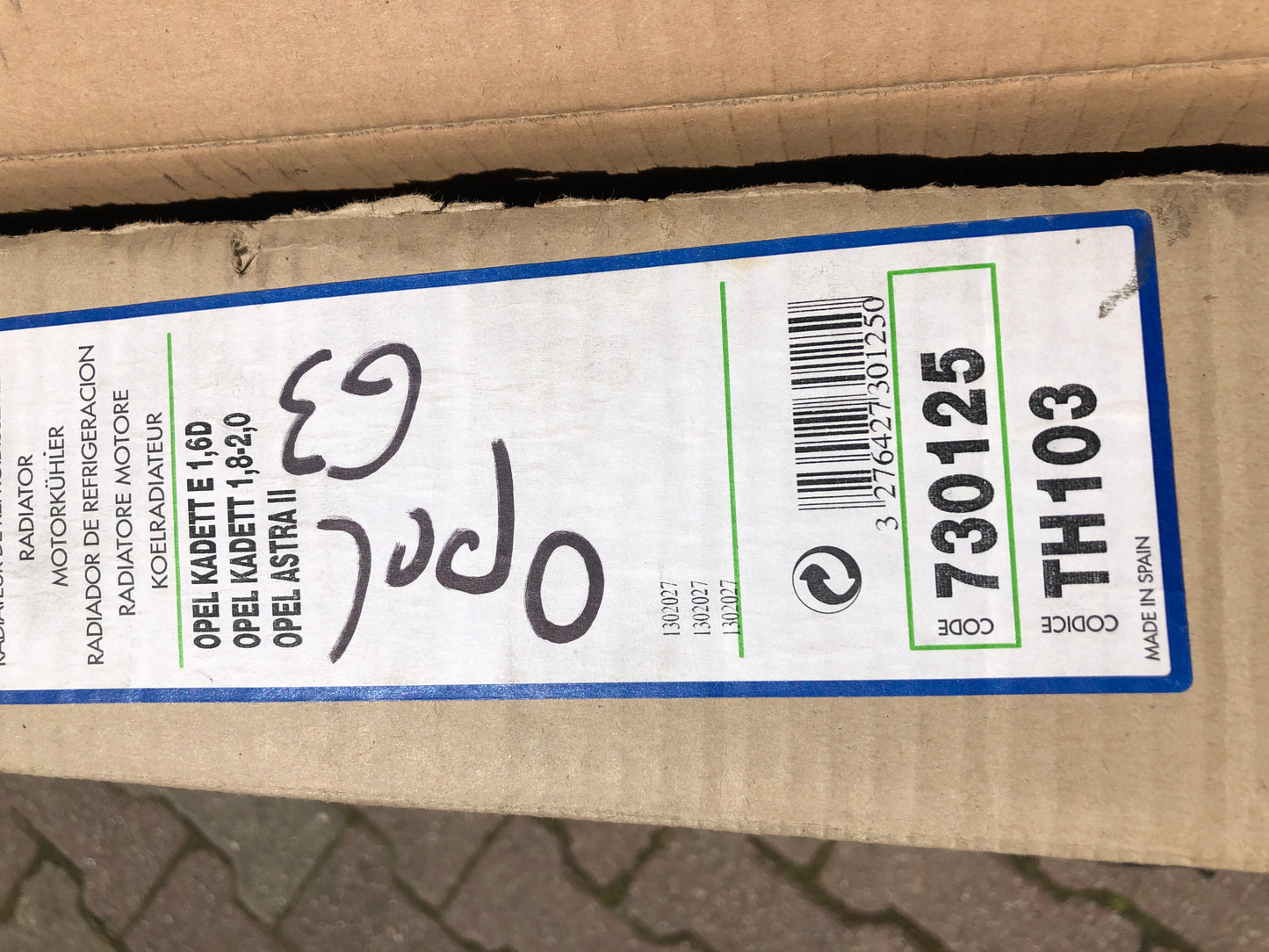 Original Valeo Opel Kadett E Astra 2 Kühler Neu