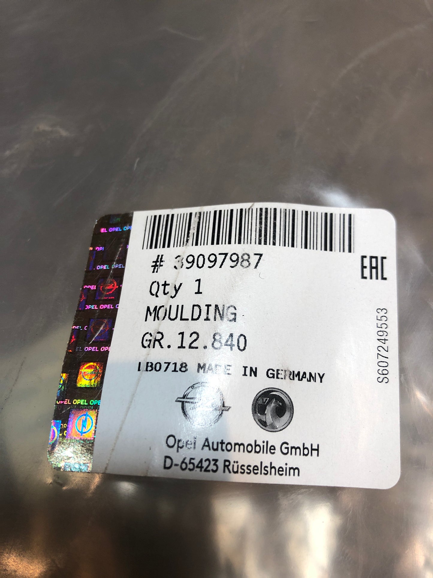 Original GM Oldtimer/ Youngtimer Blende Neu