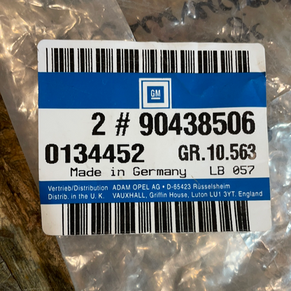Original GM Opel Omega B Knopfstange Hintertürverriegelung innen schwarz Neu