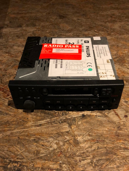 Original GM Opel Astra G Frontera B Vectra B Zafira B Radio Kassettenspieler Austausch (mit Radio Pass) Neu