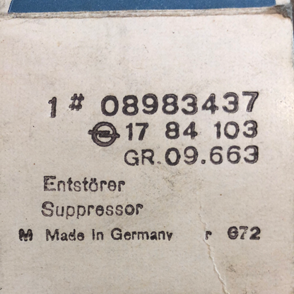 Original Opel Corsa A Astra F Entstörer Reinigungsanlage Frontscheibe Neu