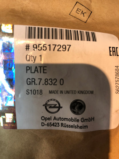 Original GM Opel Vivaro B Satz Abdeckung Nebelscheinwerfer Neu