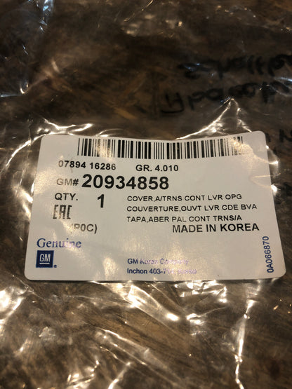 Original GM Chevrolet Captiva Abdeckung Schaltkulisse Neu